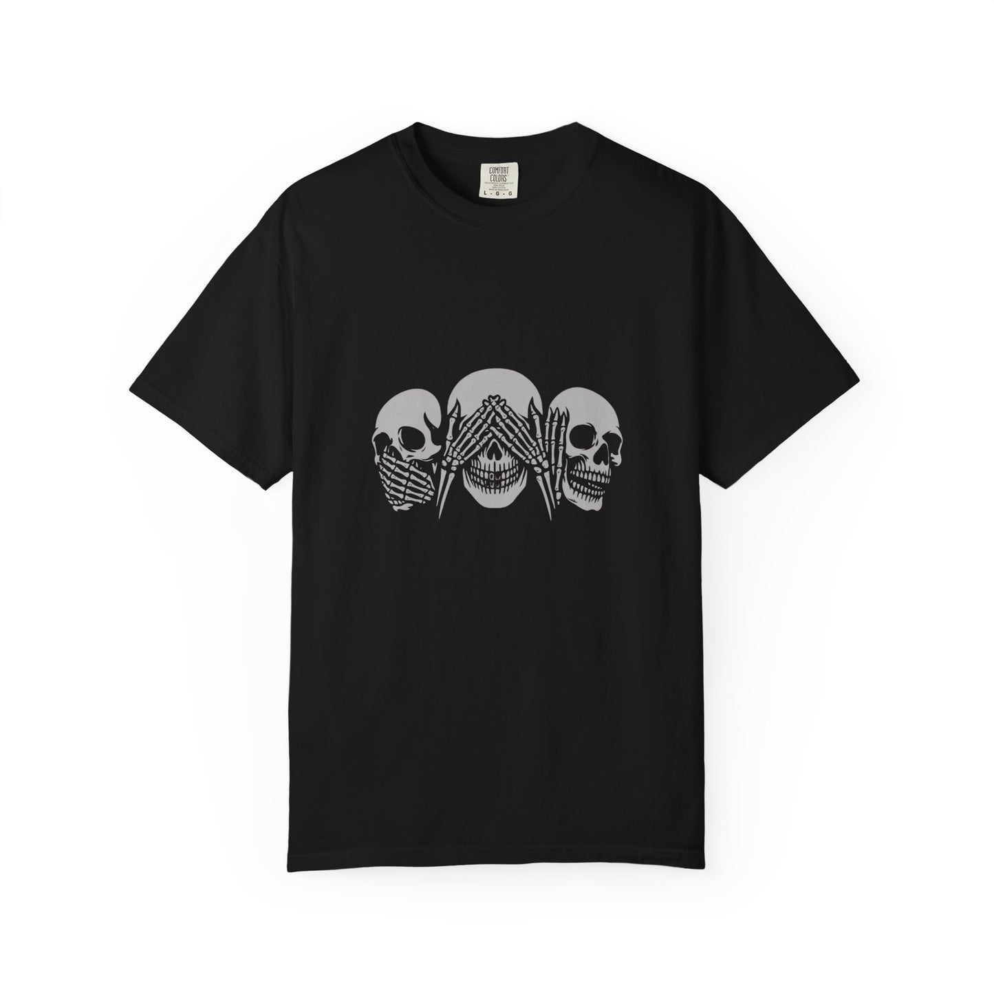 Skull Graphic T-Shirt, Unisex Tee, Casual Wear, Perfect Gift for Halloween, Streetwear