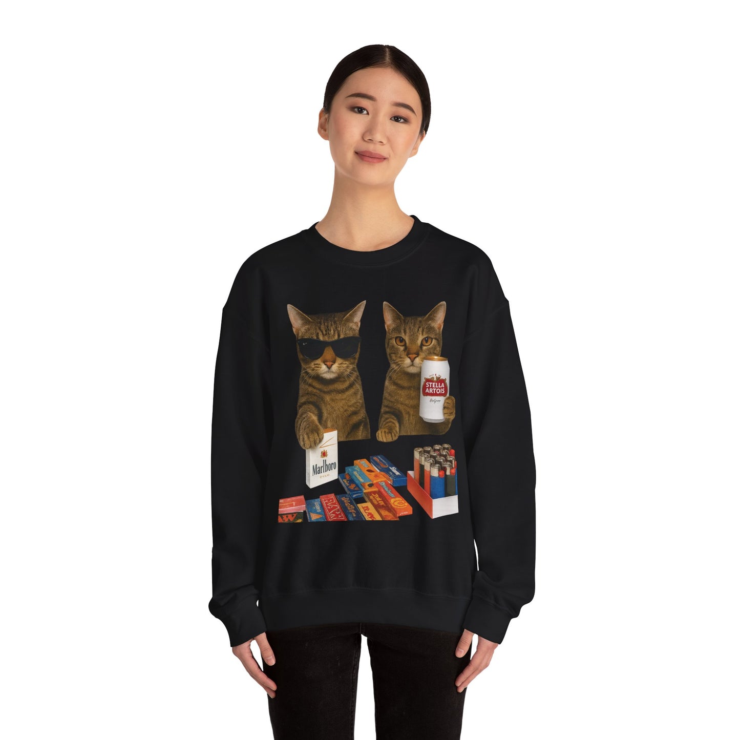 Cool Cats Crewneck Sweatshirt