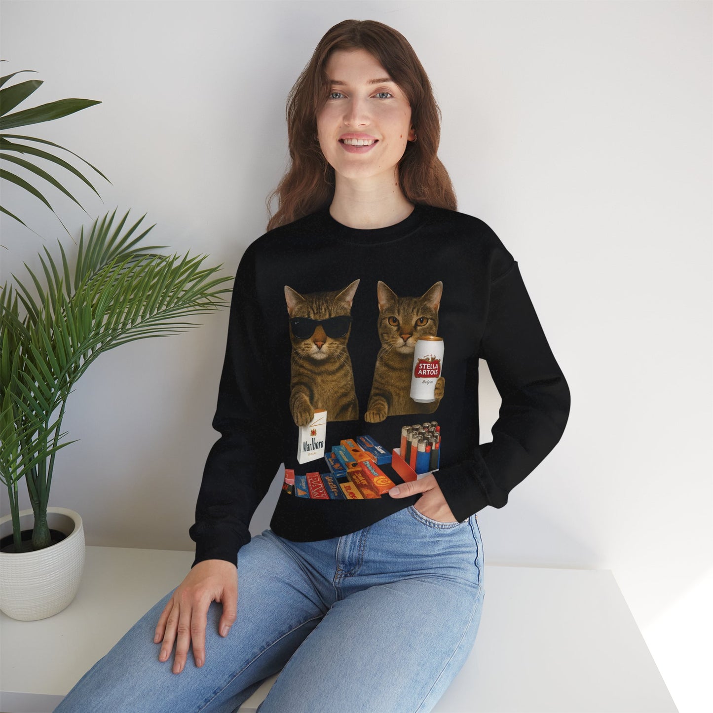 Cool Cats Crewneck Sweatshirt