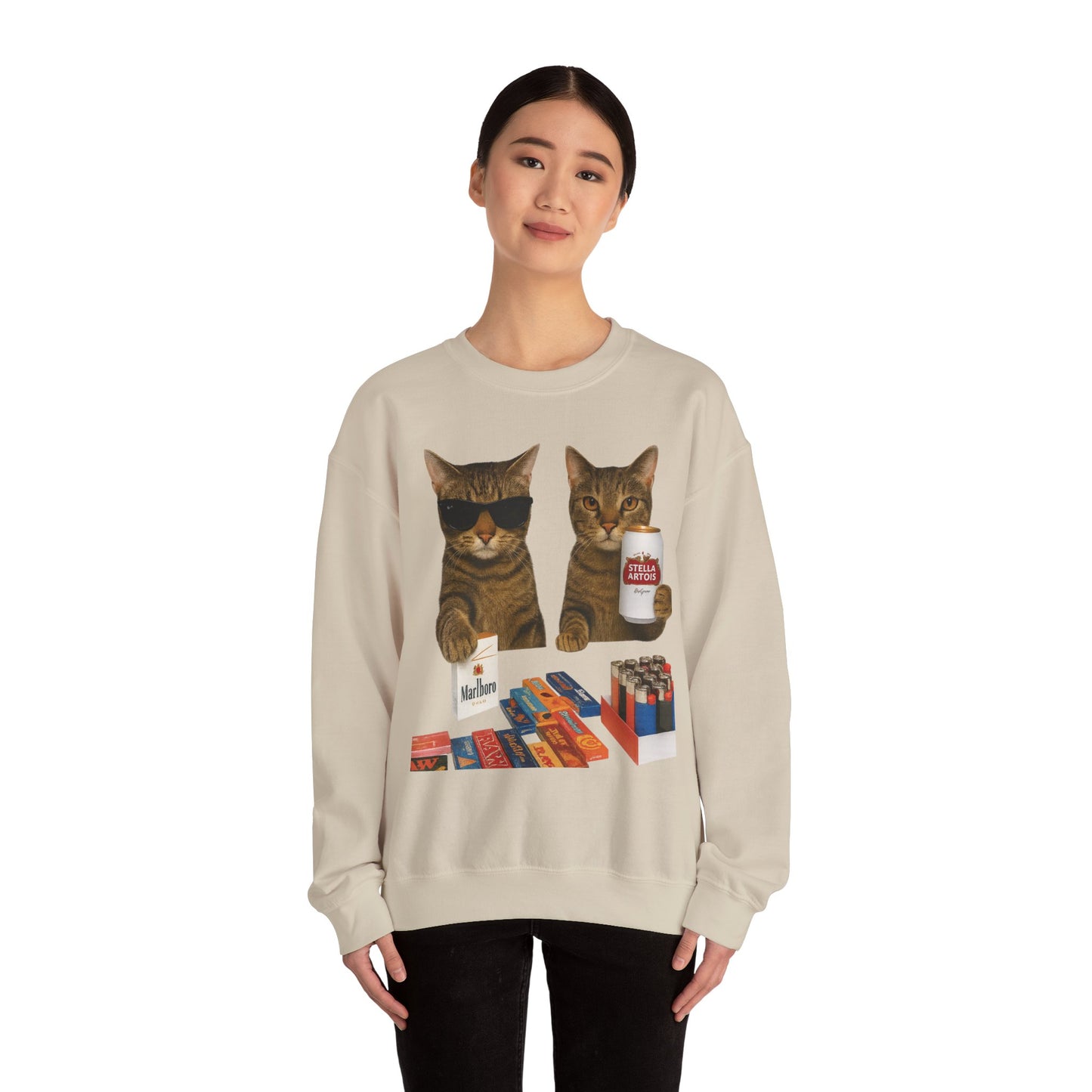 Cool Cats Crewneck Sweatshirt