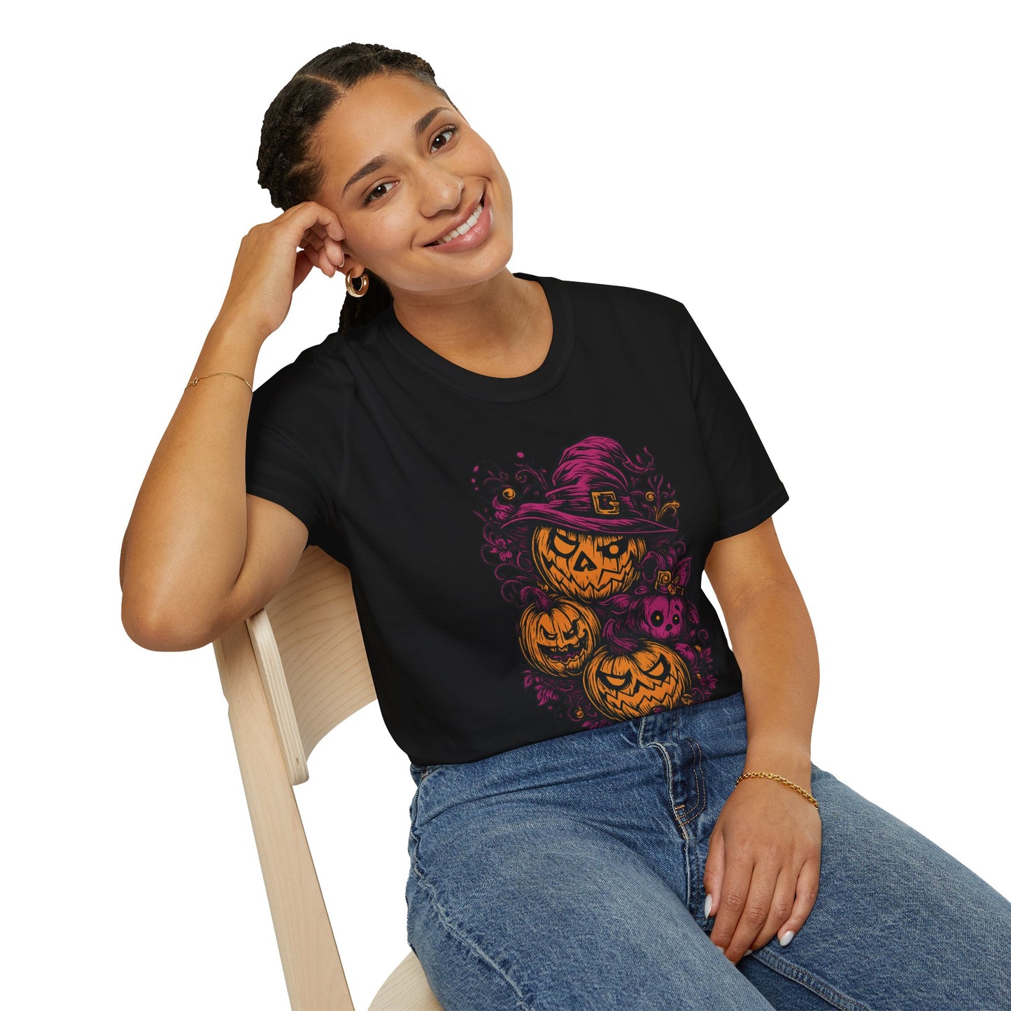 Halloween Pumpkin Graphic T-Shirt