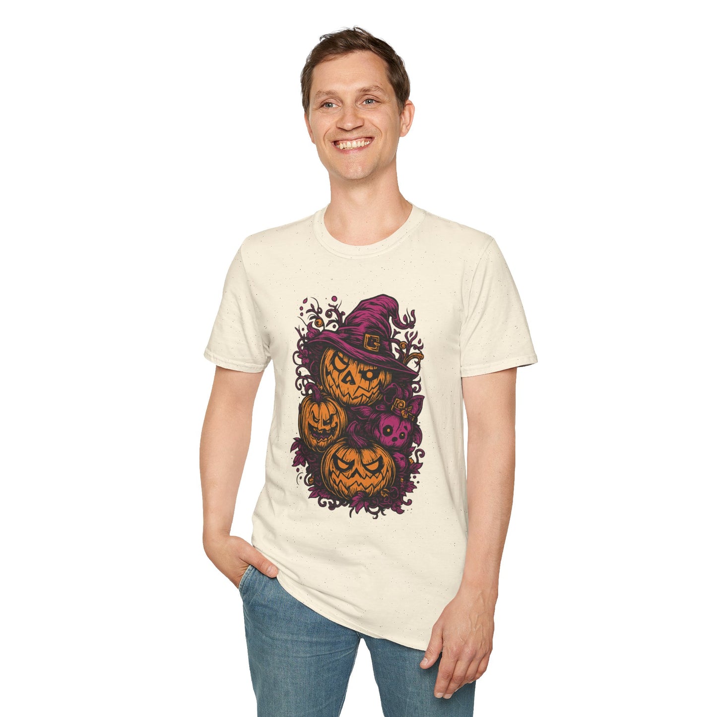 Halloween Pumpkin Graphic T-Shirt