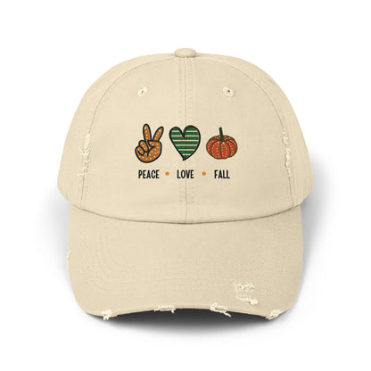 Peace Love Fall Cap