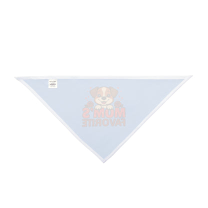Dog Bandana - "Mom's Favorite" for Celebrations, Gifts, Everyday Use, Cute Dog Apparel, Doggie Fashion