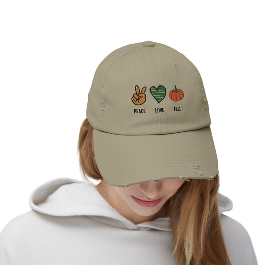 Peace Love Fall Cap