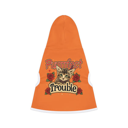 Purr-fect Trouble Pet Hoodie