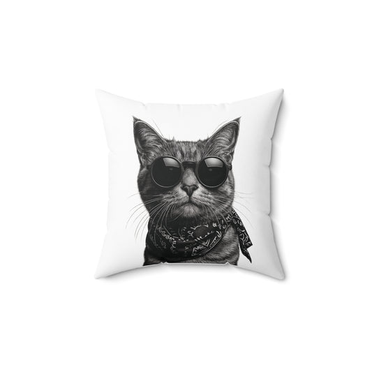 Cool Cat Decorative Pillow